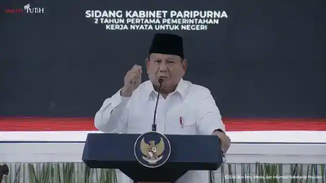 Prabowo Tegaskan Indonesia Tak Gentar Hadapi Ancaman Penurunan Status Bursa