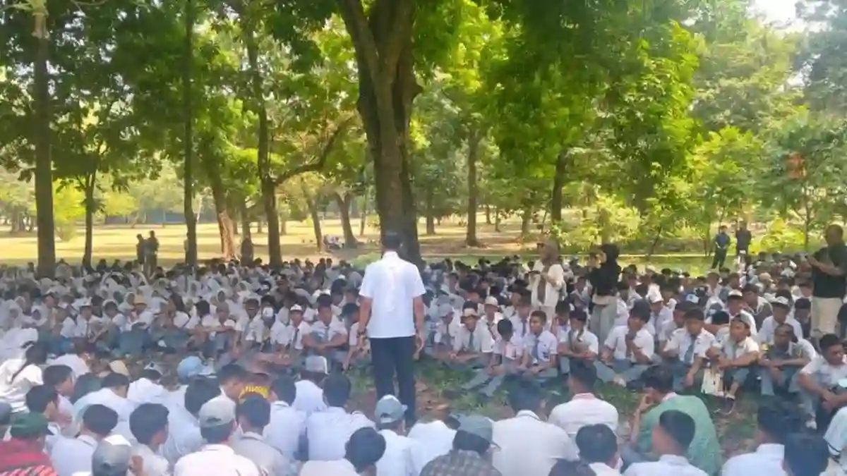 Pesan Kabaintelkam kepada Pelajar di Kemah Kebangsaan Cibubur