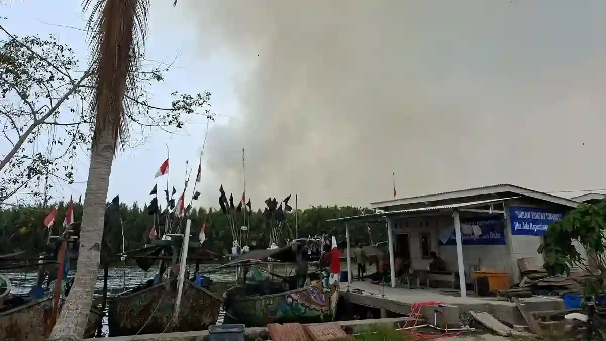 Asap Karhutla Way Kambas Ganggu Warga di Sekitar Kawasan Hutan