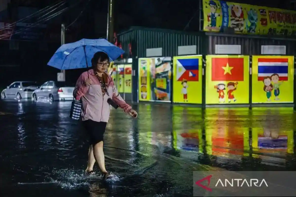 Topan Champi Lumpuhkan Listrik Ratusan Ribu Rumah di Taiwan, Dua WNI Dilaporkan Terluka