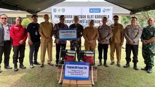 Pompa Air dan Bantuan Kesehatan untuk Hadapi Karhutla di Kalimantan Barat
