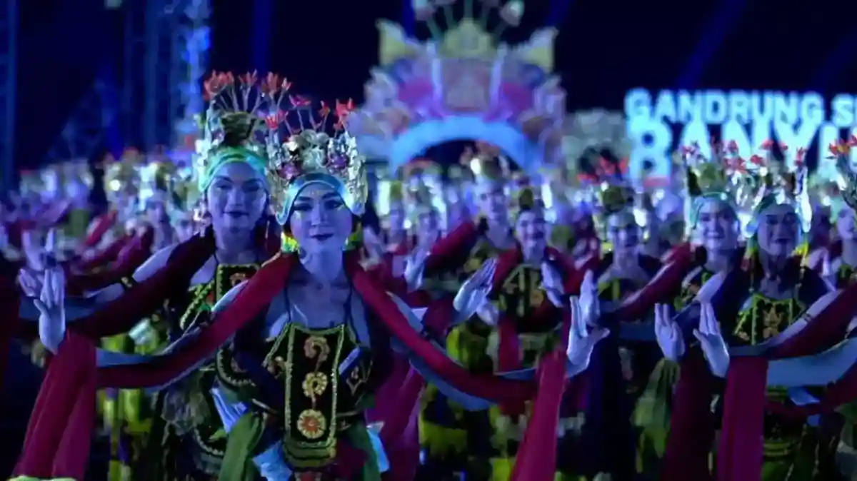 Empat Siswi Sekolah Rakyat Menjadi Bagian dari Kemegahan Gandrung Sewu 2026