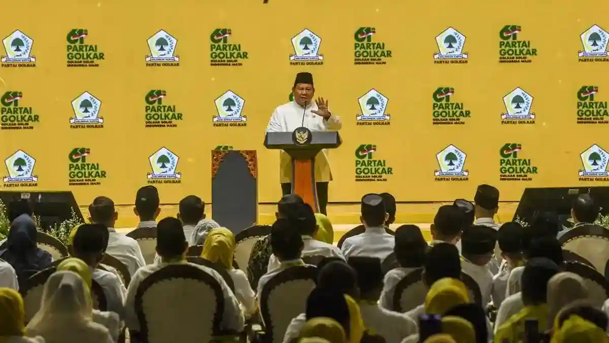 Golkar Siapkan Puncak HUT ke-62 di Bandung, Prabowo Diundang Hadir