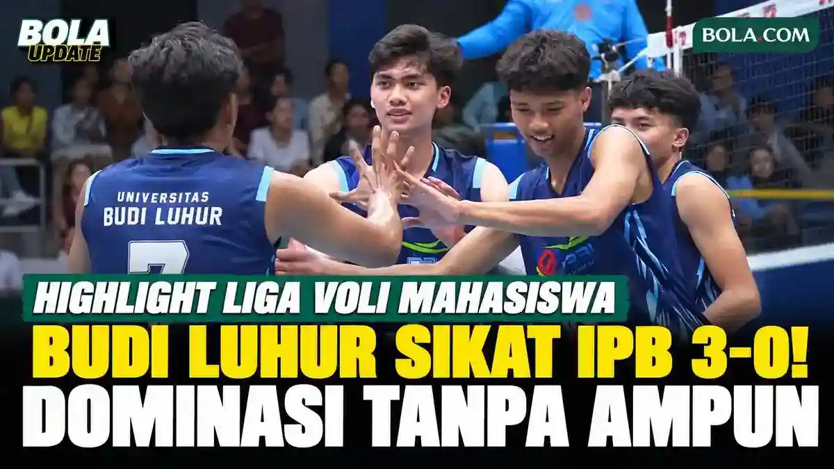 Budi Luhur Jakarta Menang Telak atas IPB Bogor di Liga Voli Mahasiswa 2026