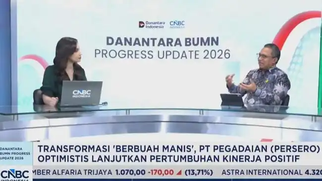 Laba Pegadaian Melonjak pada Semester I 2026, Ditopang Pembiayaan dan Investasi Emas