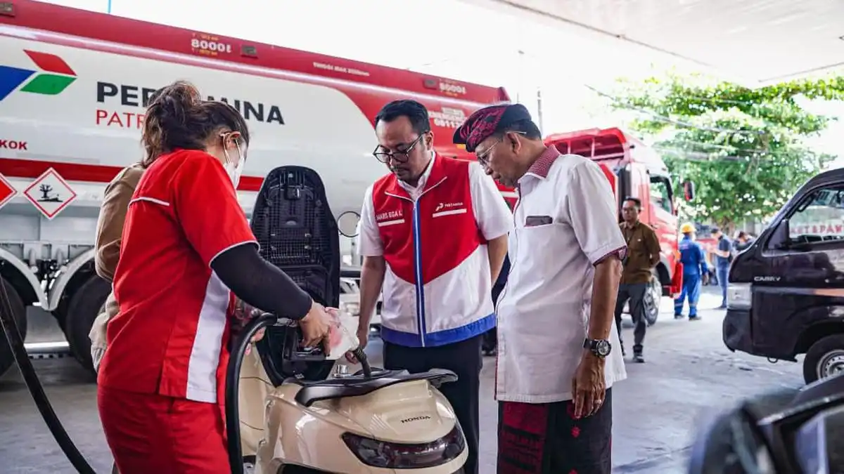 Pengisian Pertalite di Bali Dibatasi dengan Skema Ganjil-Genap