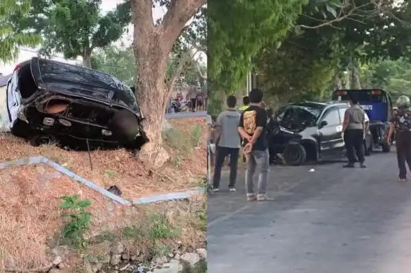 Tabrakan Xenia di Dander Tewaskan Pengemudi Muda