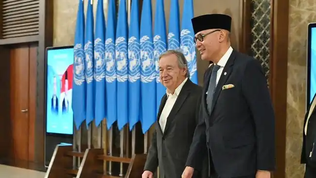Sekjen PBB Tiba di Indonesia, Agenda Mencakup Pertemuan dengan Prabowo