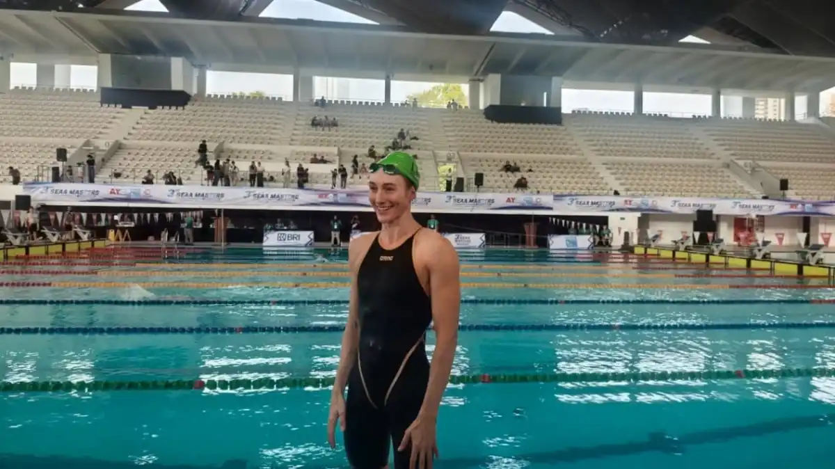 Shauna Krkalo Lampaui Dua Rekor Dunia di Kejuaraan Renang Master Jakarta