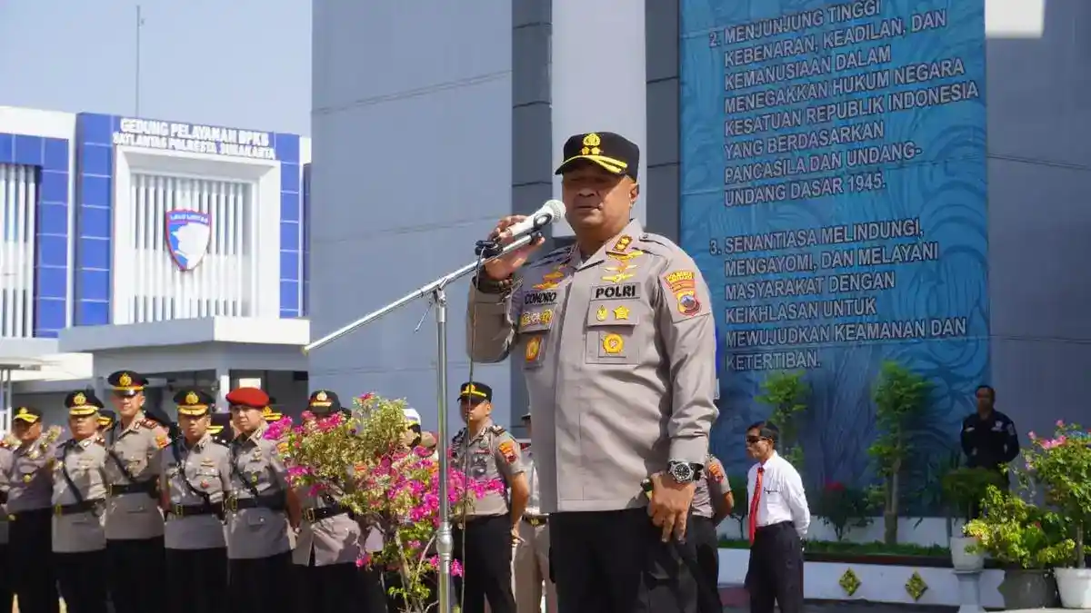 Arahan Awal Candra Sasongko untuk Jajaran Polresta Surakarta