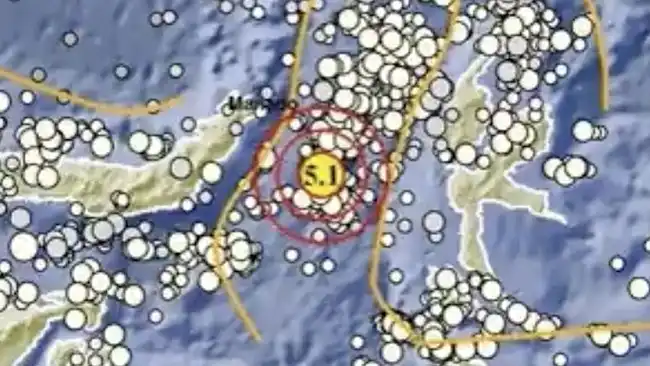 Gempa Magnitudo 5,1 Terjadi di Tenggara Bitung, BMKG Pastikan Tak Berpotensi Tsunami