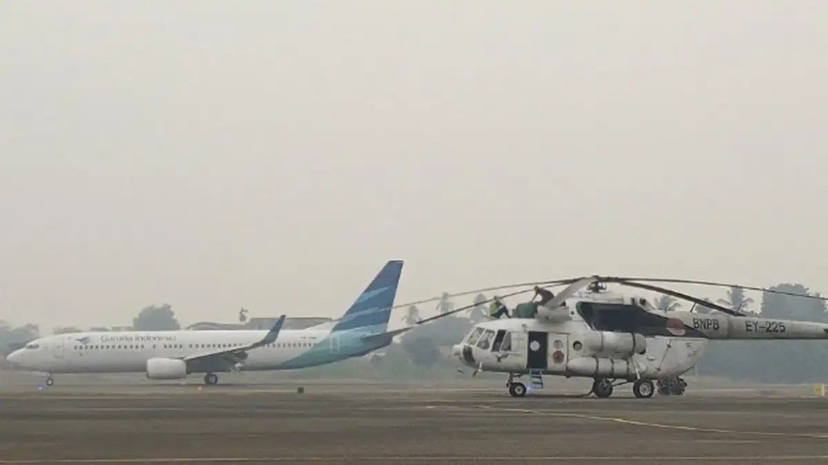 Kabut Asap Menurunkan Jarak Pandang, Sejumlah Penerbangan di Jambi Tertunda