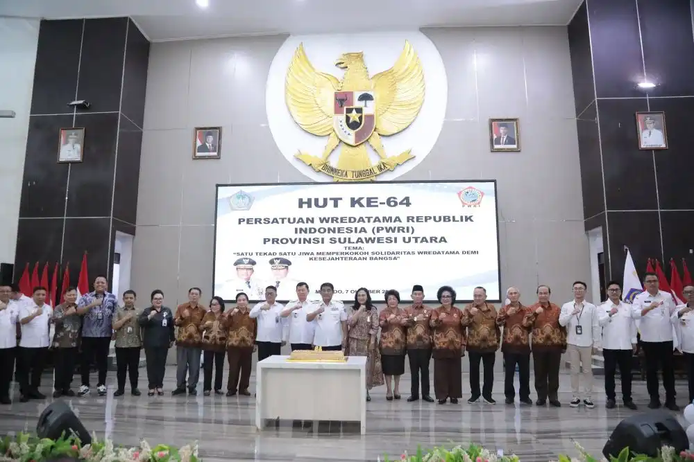 Wawali Kotamobagu Hadiri HUT ke-64 PWRI Sulut dan Sampaikan Apresiasi bagi Para Purnabakti Wawali Kotamobagu Hadiri HUT ke-64 PWRI Sulut dan Sampaikan Apresiasi bagi Para Purnabakti