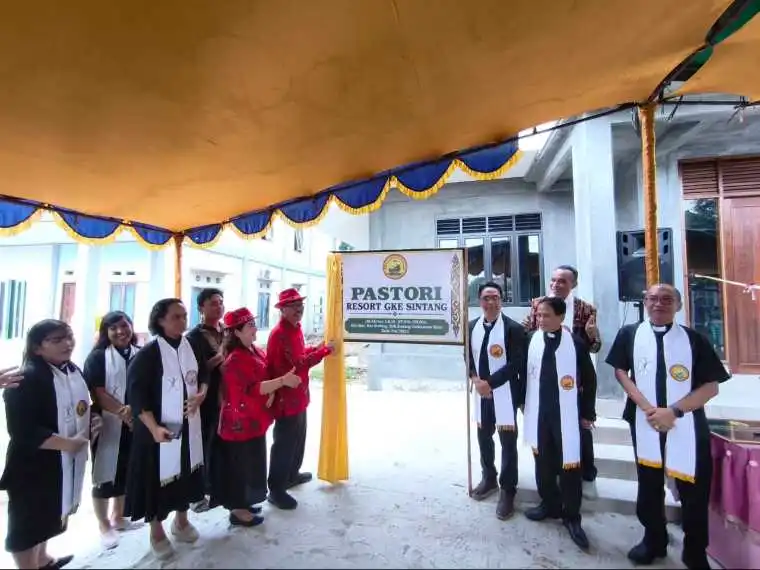 Peresmian Pastori Resort GKE Sintang Disertai Pesan Merawat Aset Bersama