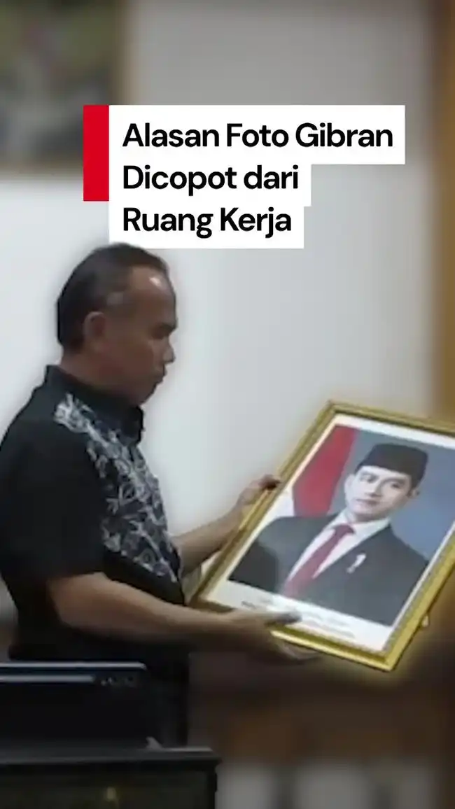 Alasan Wakil Ketua DPRD Sukabumi Menurunkan Foto Gibran: “Saya Malu” Alasan Wakil Ketua DPRD Sukabumi Menurunkan Foto Gibran: “Saya Malu”