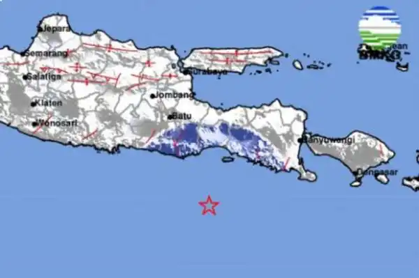Gempa M 4,6 Berpusat di Laut Guncang Lumajang, Getaran Terasa di Tiga Daerah Gempa M 4,6 Berpusat di Laut Guncang Lumajang, Getaran Terasa di Tiga Daerah
