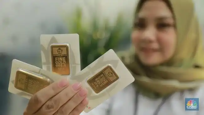 Harga Emas Antam Turun Rp20.000 pada Perdagangan 13 Oktober 2026 Harga Emas Antam Turun Rp20.000 pada Perdagangan 13 Oktober 2026