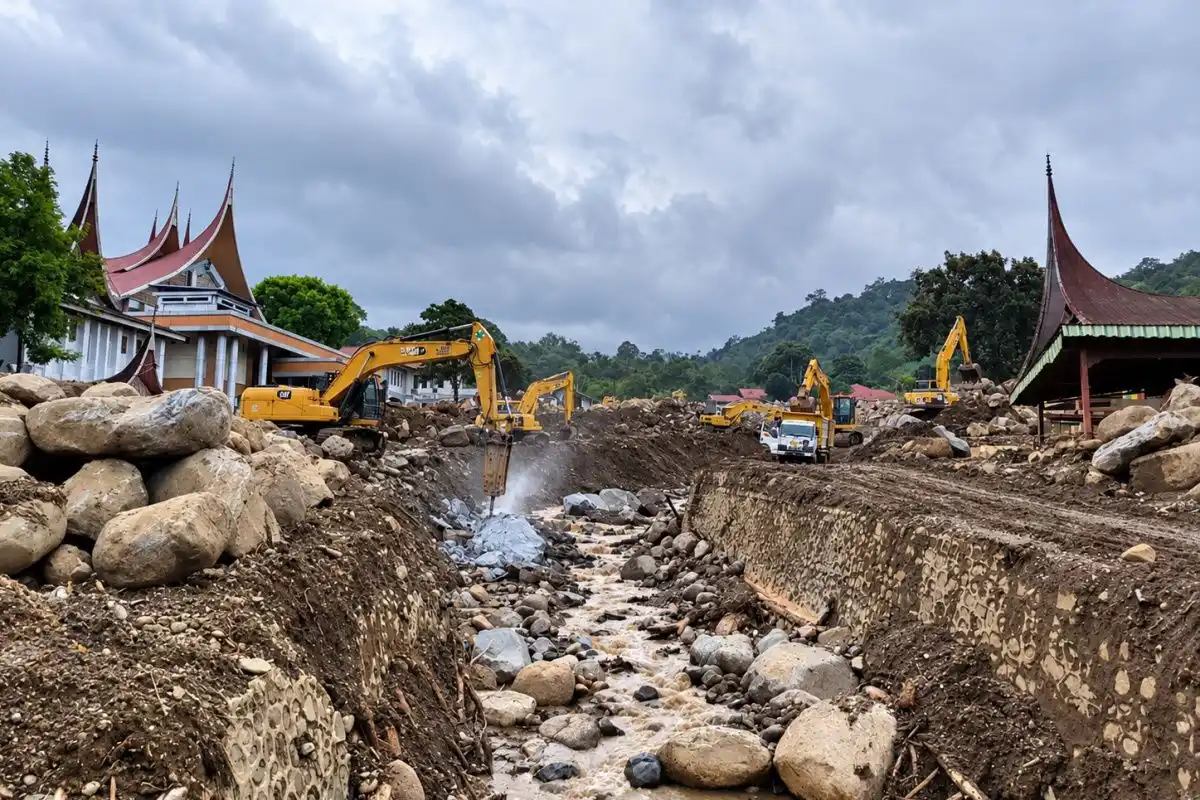 Mitigasi Banjir Bandang Solok Diperkuat dengan EWS dan Dua Sabo Dam